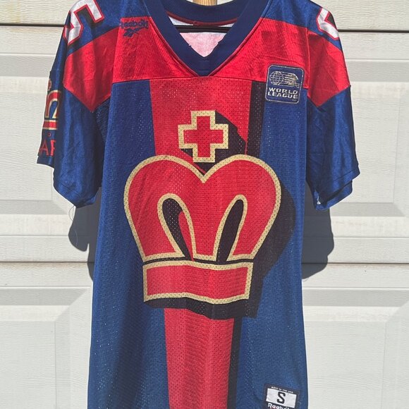 Reebok London Monarchs #95 World League Football Jersey – Vintage NFL Europe - Picture 1 of 4
